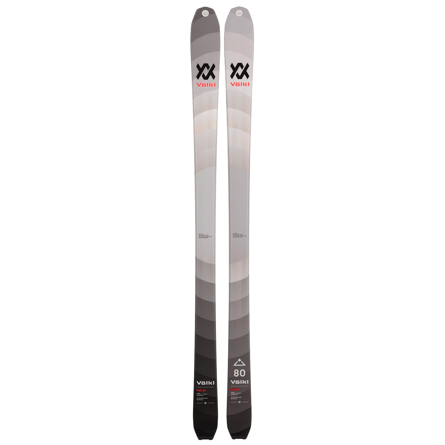 volkl - Sci Solo (senza Fissaggi) Rise 80 Grigio Uomo - Uomo - Grigio