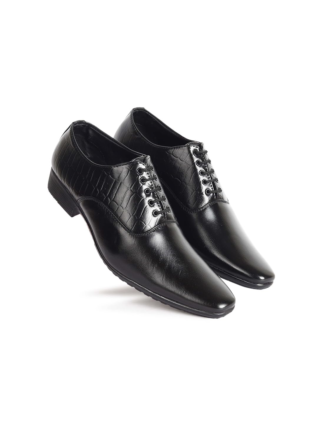 AADI Mens Black Synthetic Leather Derby Formal Shoes (B0CJH5MZD2) Amazon Price History, Amazon Price Tracker