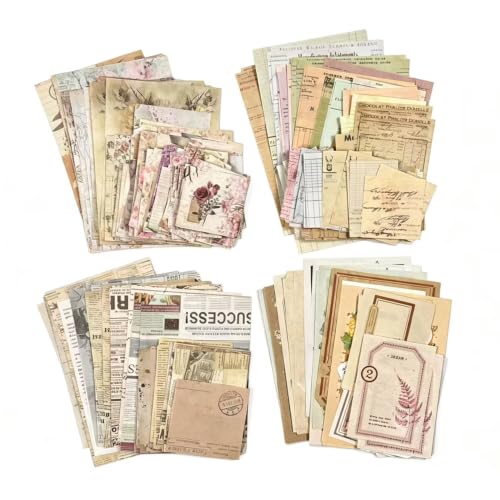 Papier artisanal décoratif Alideco Jiaiyoudiju pour scrapbooking et loisirs créatifs rétro