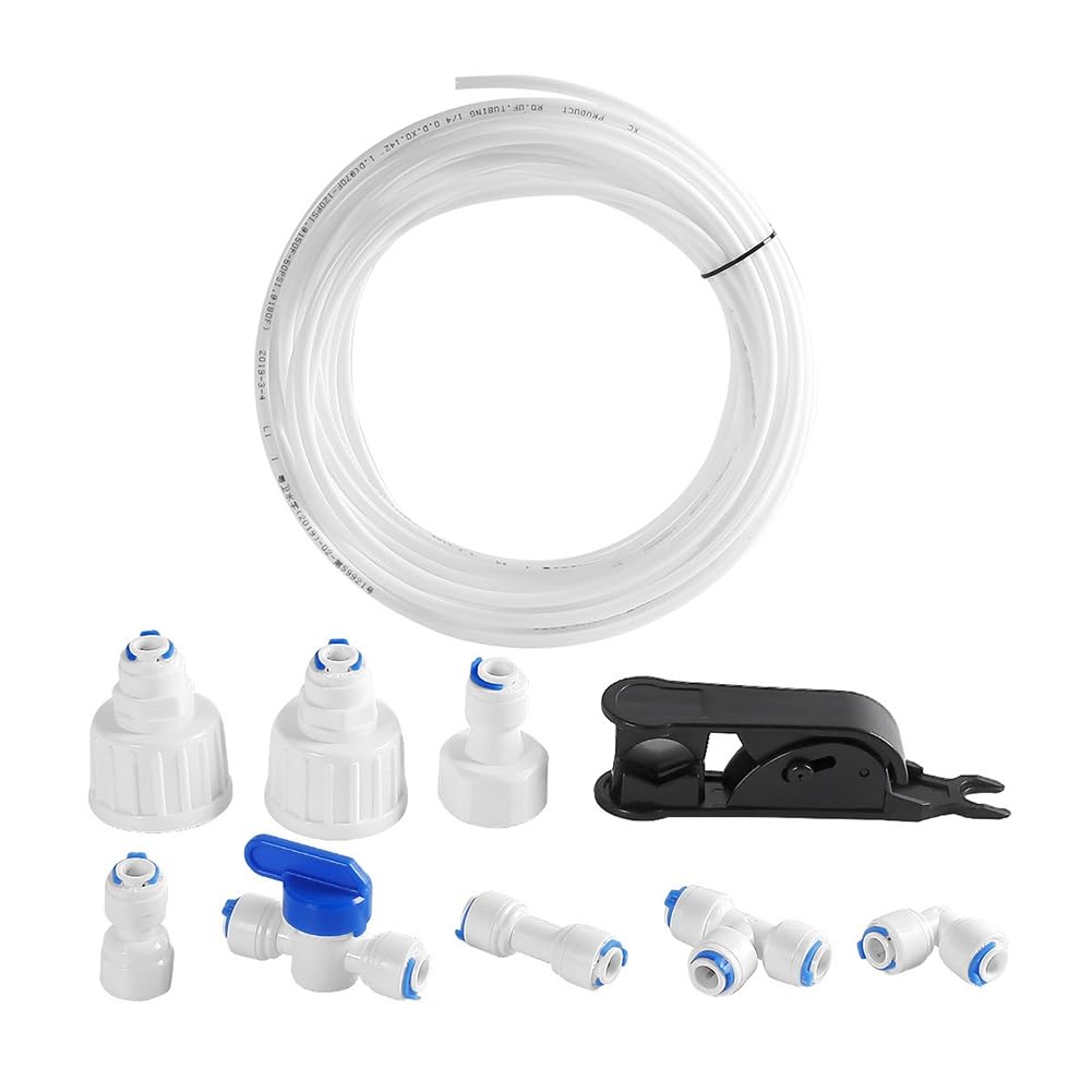 CTRLZS Refrigerator Water Hose Kit Water Purifier Tubes 15 M Water Hose Drinking Water Pipe for Fridge Water Pipe Connector