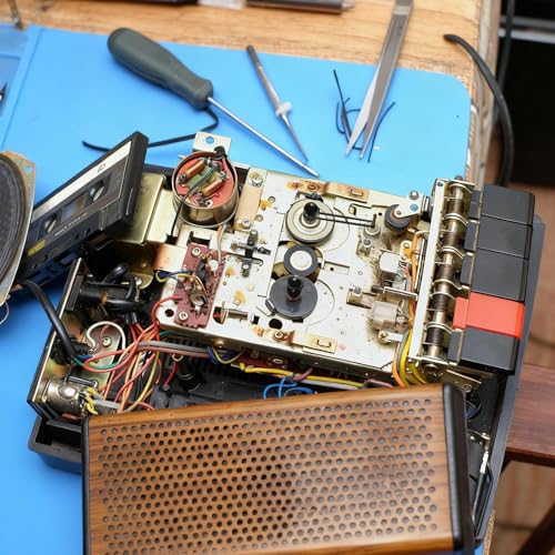 image for Gtziqa 50 Pcs Recorder Rubber Belts Cassette Recorder Repair Maintenan