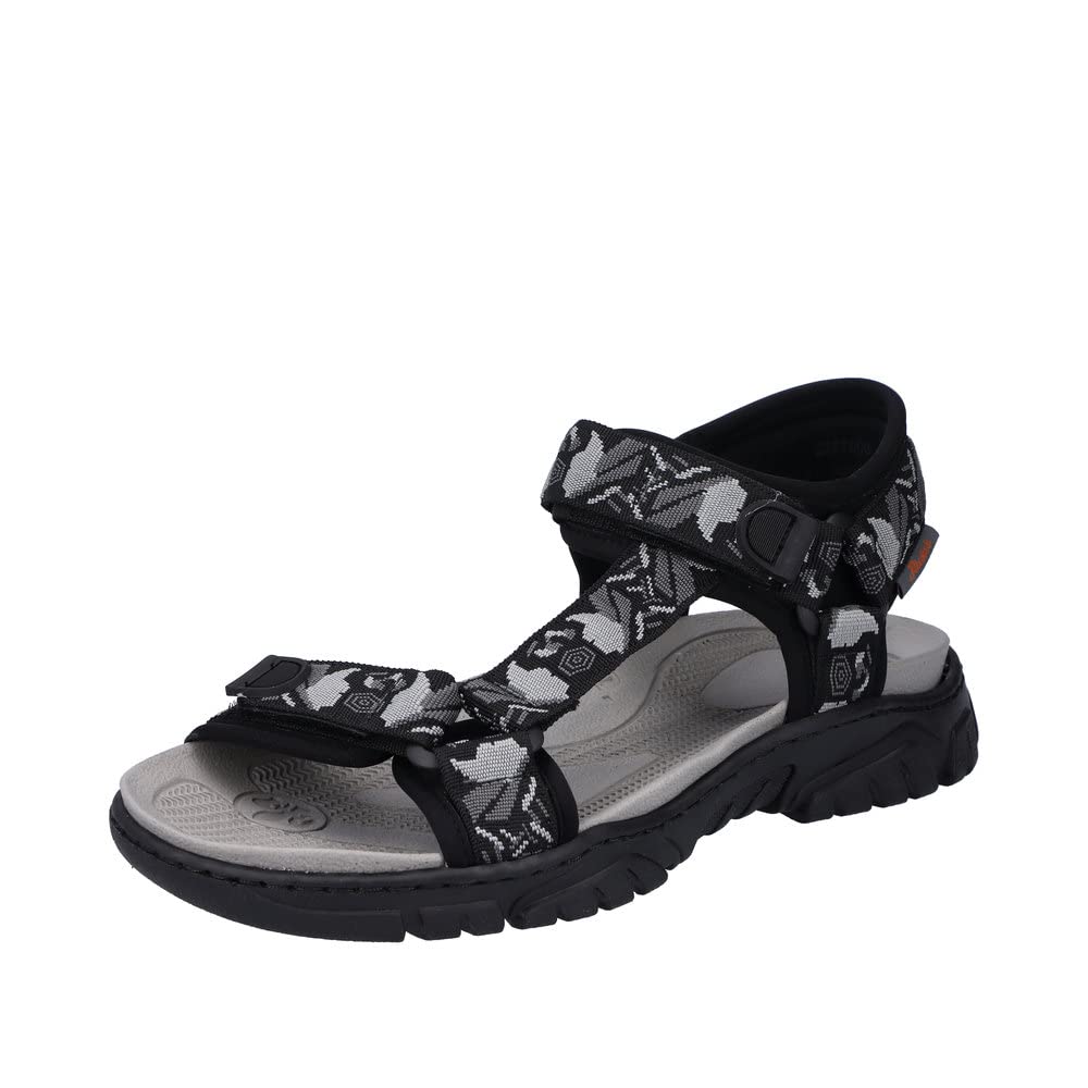 Rieker 22770, Sandal, Schwarz,