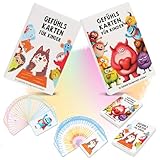 FICOFISE Gefühlskarten für Kinder – 64 Emotionskarten mit Erklärungstexten, Emotionskarten zur Förderung der Selbstregulation, Empathie und Sozialkompetenz Geschenk für Kindergarten & Grundschule