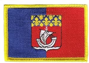 Aufnäher Frankreich-Deutschland Fahne Flagge Aufbügler Patch 9