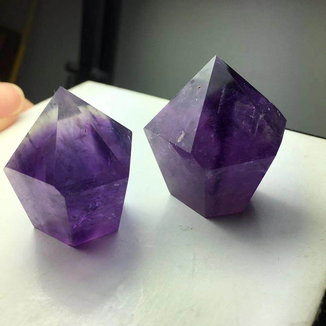 Amazon.co.jp: 1ピースナチュラルアメジストポイントナチュラル