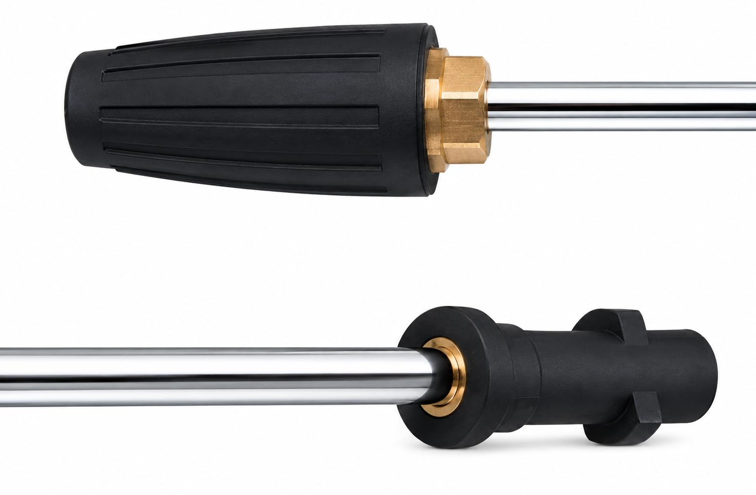 M&M Smartek boquilla bayoneta para Kärcher, 207 bar | Boquilla con chorros traseros y delantero para tuberías; comprobar rosca, calibre, presión, caudal y equipo antes de comprar.