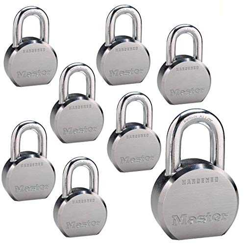 Master Lock - (8) High Security Pro Series Keyed Alike Padlocks 6230NKA-8 w/ BumpStop Technology
