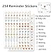 Small Desk Calendar 2026-2027, Mokani Standing Desktop Calendar (Jan.2026-Jun.2027), Academic Flip Calender with Stickers & US Holidays Marked (8