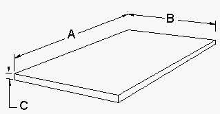 Hot Rolled Steel - HRPO Sheets - Alloy - A36 - 18ga. x 2x2'
