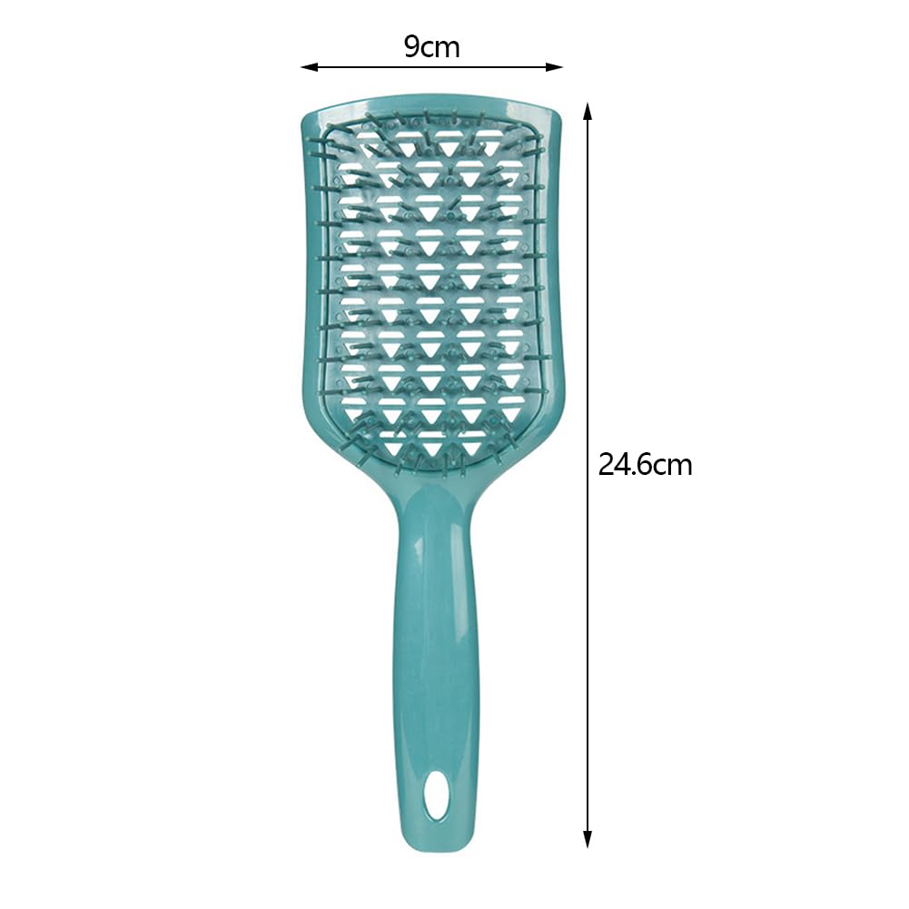 XIZONLIN Hair Brush Detangling Brush for Women Men Girls Boys Massage Brush Vented Detangler Brush for Long Short Thick Wet Dry Curly Straight Hair Green - Image 2
