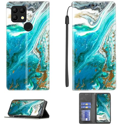 Custodia Comaptibile per Pretech 651A-G Case Cover Supporto Premium in PU con 9H HD Vetro Temperato CPT13