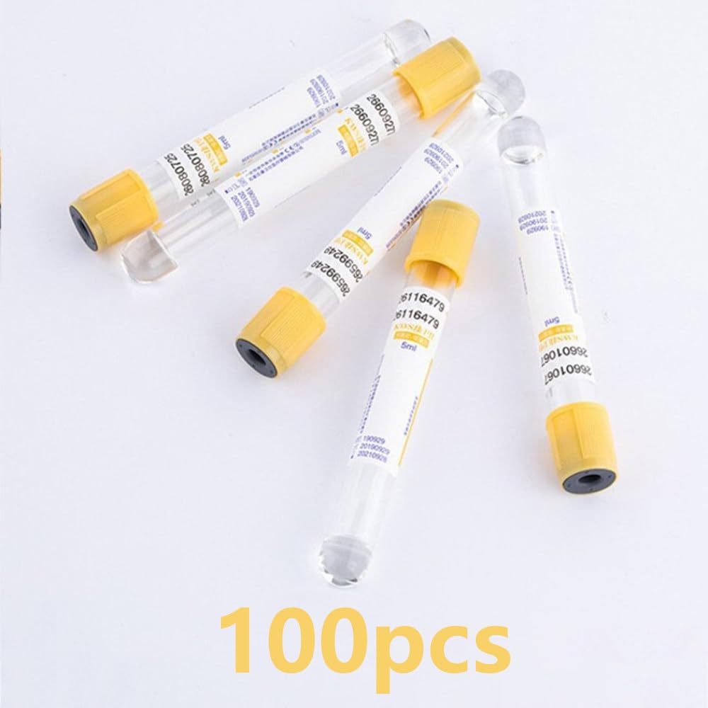 Jednorazowa probówka próżniowa do pobierania krwi, 10 ml plastikowa rurka koagulacyjna i separacyjna, 100-pak do laboratoryjnego badania pobierania krwi w szpitalu