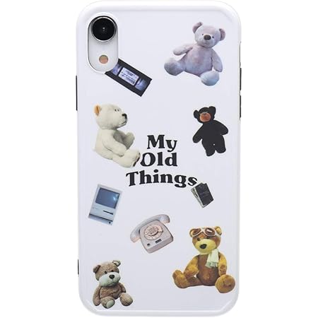 Amazon Onlyou テディベアレトロケース クマ 韓国 シンプル 個性的 トレンド ケース 可愛い おしゃれ Iphoneケース Iphone7 Iphone8 Iphonese2 Iphonex Iphonexs Iphonexr Iphone11 Iphone11pro スマホケース 携帯ケース Iphonexr ホワイト 家電 カメラ