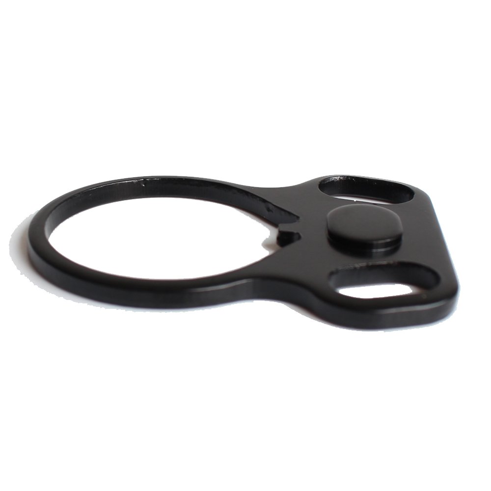 NOGA Nero Tattico Ovale Single Loop End Plate Lato Side Sling Adattatore Ambidestro Destro Mano Accessori per la Caccia di Caccia