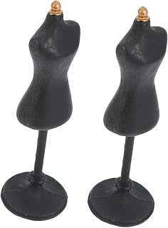 SEWACC 2 Pçs Mini Manequim Suporte Vestidos De Bebê Miniaturas Cabide Cabide Vestidos De Menina Mini Roupas Forma Vestido De Boneca De 18 Polegadas Forma De Roupas De Boneca Manequim De