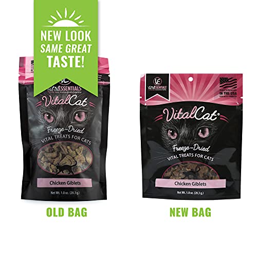 Vital Essentials Freeze Dried Cat Treats, Chicken Giblets 1 oz - Image 2