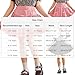 Girls Cute Bow A-Line Mini Skirt - High Waisted Summer Preppy Style School Uniform Tennis Skirts for 3-14 Years