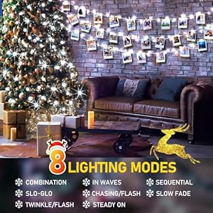 KNONEW 472FT 1200 LED Christmas Lights Outdoor String Lights with Timer and 8 Modes Extra-Long Plug-in Waterproof Fairy Lights for Christmas Tree Bedroom Yard Wedding Xmas Classroom Decor(Cool White) KNONEW 472FT 1200 LED Christmas Lights Outdoor String Lights with Timer and 8 Modes Extra Long Plug in Waterproof Fairy Lights for Christmas Tree Bedroom Yard Wedding Xmas Classroom DecorCool White