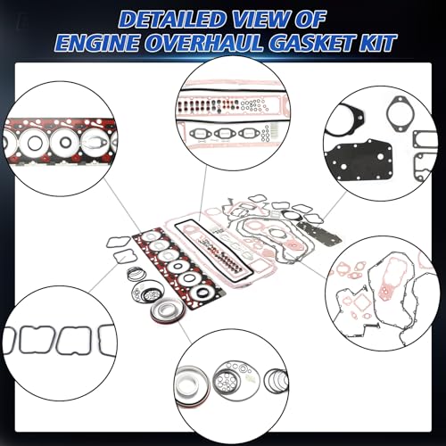 Image of 6B 6BT 6BTA Engine Overhaul Gasket Kit Fits for Cummins Dodge Ram Pickup 5.9L 12V Cummins Engine Excavator Aftermarket Parts