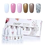 Elite99 Gel Polish Soak Off Gel Nail Lacquer UV LED Nail Art Box Set of 6 8ml C003