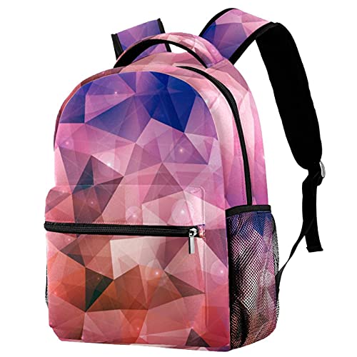 Petit sac à dos violet motif cœur rose pour illuminer ses journées