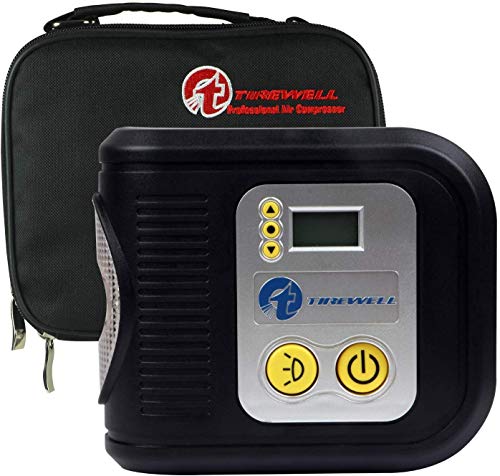 TIREWELL Gonfiatore per Pneumatici Digitale 12V