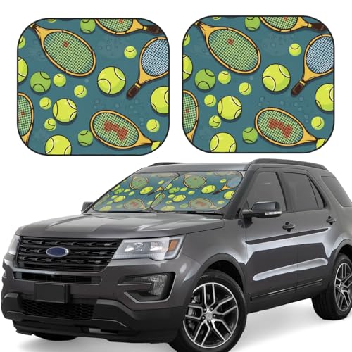 Pare-soleil voiture pliable tennis pour éviter le volant brûlant en berline et SUV