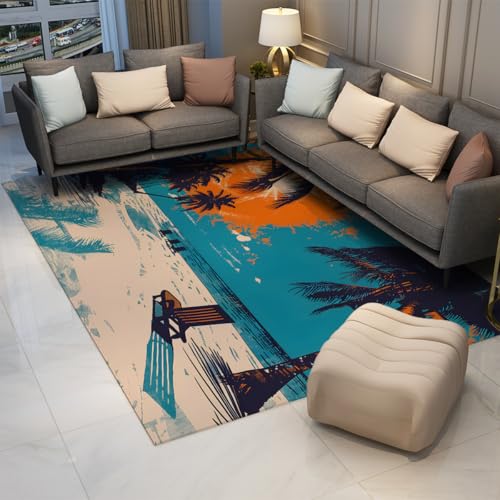 Tapis lavable 160x200cm antidérapant résistant pour la maison - 3