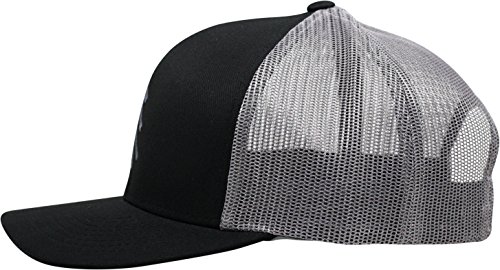 Image of LINDO Trucker Hat [ Pine Tree Design ] for Men and Women: Mid Profile Cap with Breathable Mesh Back and Adjustable Snap