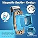 CYIYAART Magnetic Pool Chalk Holder,Portable Pool Cue Chalk Holder with Fixed Clip,Aluminum Alloy Billiard Chalk Holder,Chalk Holder Pool Billiards Accessories and Equipment