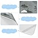 Nile Sparrow Cloud Island Gray Cooling Baby Fitted Mattress 28