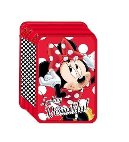 Deals Minnie Mouse Disney Astuccio 3 Zip Cerniere