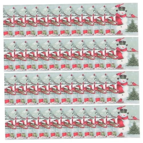 LOORGVEL 100pezzi Tovaglioli Di Natale Carta Tovaglioli Natalizi Di Carta Stampata Articoli Natalizi