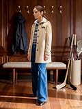 TOMMY HILFIGER Damski trencz HERITAGE jednorzędowy WW0WW249660F4002, BEŻOWY (Nos Beige), XS, Beżowy (Nos Beige), XS