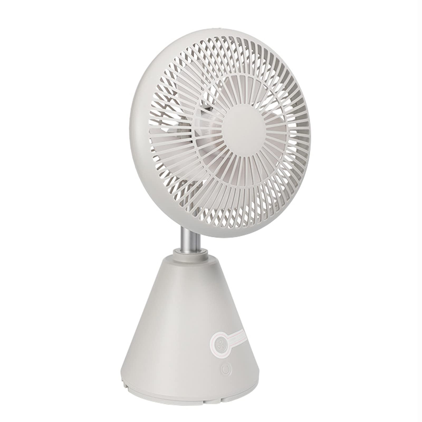 Ventilatore con piedistallo oscillante, Ventilatore a piedistallo a 3 velocità, ventilatore da tavolo USB regolabile in altezza, ventilatore di raffreddamento ultra silenzioso, per l'ufficio casa