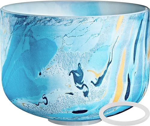 MEINL }Cl Sonic Energy Collection NX^EVMO{E Marble Crystal Singing Bowl 10" 432Hz A4 MCSB10A yKiz