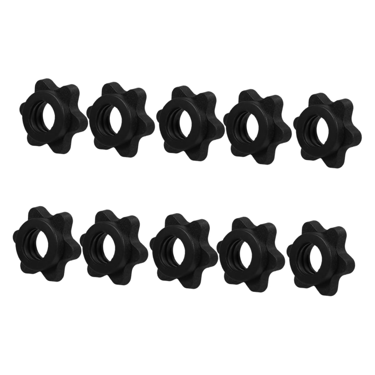 CIYODO Enhanced Stability Nut for Barbell Dumbbell Collars Plastic Compatible
