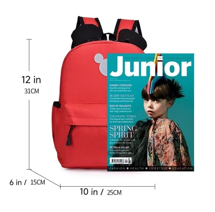 12 inches Mouse Shaped Backpack (blue)4