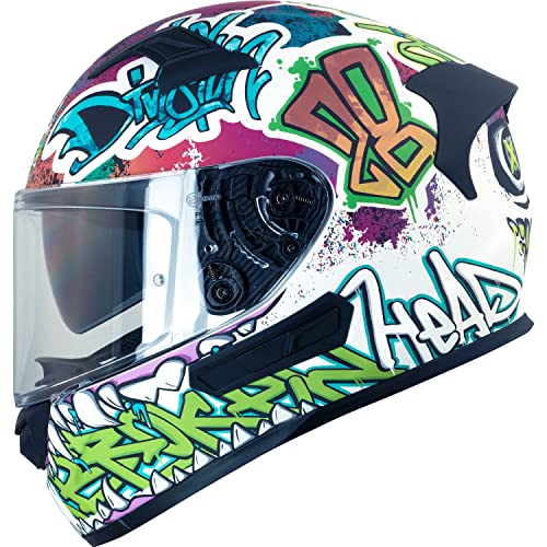 Broken Head Racing-Integralhelm InYourFace Weiß-Matt mit Sonnenblende (S 55-56 cm) Broken Head Racing-Integralhelm InYourFace Weiß-Matt mit Sonnenblende (S 55-56 cm)