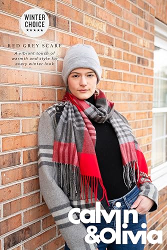 Image of CALVIN & OLIVIA Lightweight Ultra-Soft Scarf - Perfect Holiday Gift for Men & Women