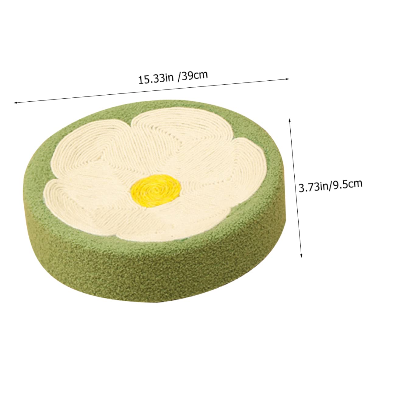 TOYANDONA Rascador de Gato Forma de Cuenco de Sisal Almohadilla para Arañar Juguete para Gatos Casa para Desestresar y Ejercitar Mascota