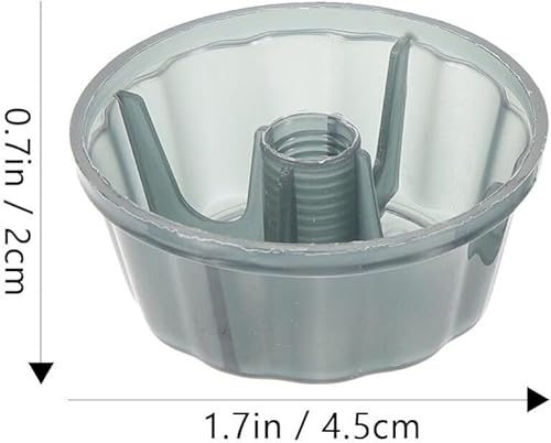 Miniatura 5 de Angoily 5 piezas de cubiertas de tuerca de ventilador de plástico cubierta de tuerca de ventilador de mesa de repuesto para mesa de pie pedestal