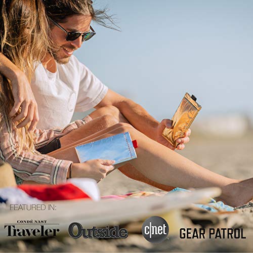 Phoozy Apollo Series Thermal Phone Case - Insulated, Ultra-Slim Pouch Protects Your Phone From Overheating In The Sun & Extends Battery Life. Floats In Water. As Seen On Shark Tank - Gold - Large #TOP6