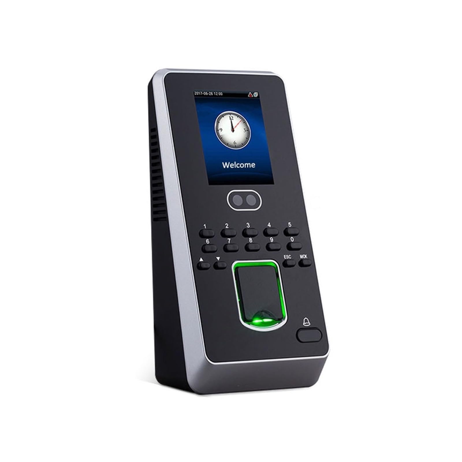 Zegar czasu pracy dla małych firm, Iface3 Rozpoznawanie twarzy Rejestracja czasu pracy i kontrola dostępu z czytnikiem linii papilarnych Komunikacja TCP/IP USB(Multibio800,ITALIAN)