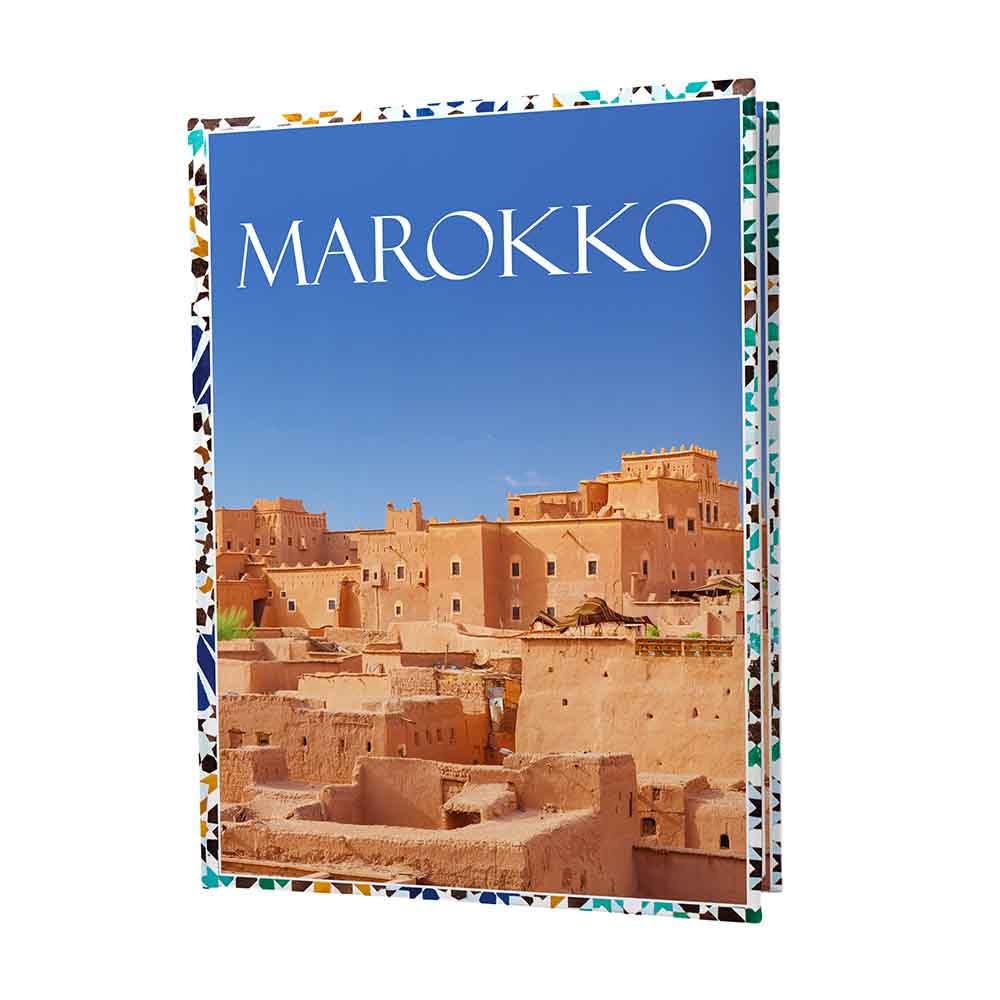 Urlaubsfotoalbum 15x21: Marokko, Fototasche für Fotos, Taschen-Fotohalter für lose Blätter, Urlaub Marokko, Handgemachte Fotoalbum