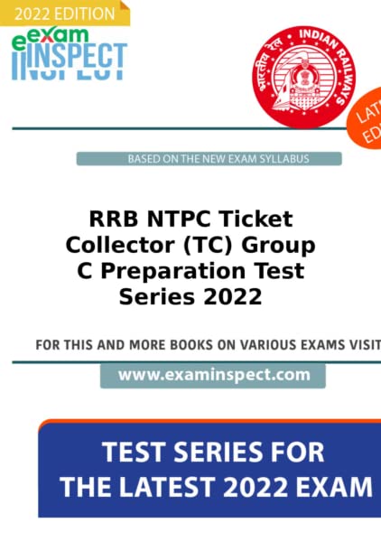 RRB NTPC Ticket Collector (TC) Group C Preparation Test Series 2022 [Paperback] Examinspect