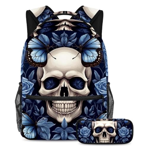 Sac à dos grande capacité avec trousse à crayons intégrée pour transporter les livres de cours