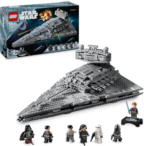 Star Wars Distruttore Imperiale + Set Tantive IV Kit di Modello di Nave Spaziale Collezionabile per Anniversario Regali per Uomini, Donne e Fan 75394 + 75376 - Lego - Immagine 1