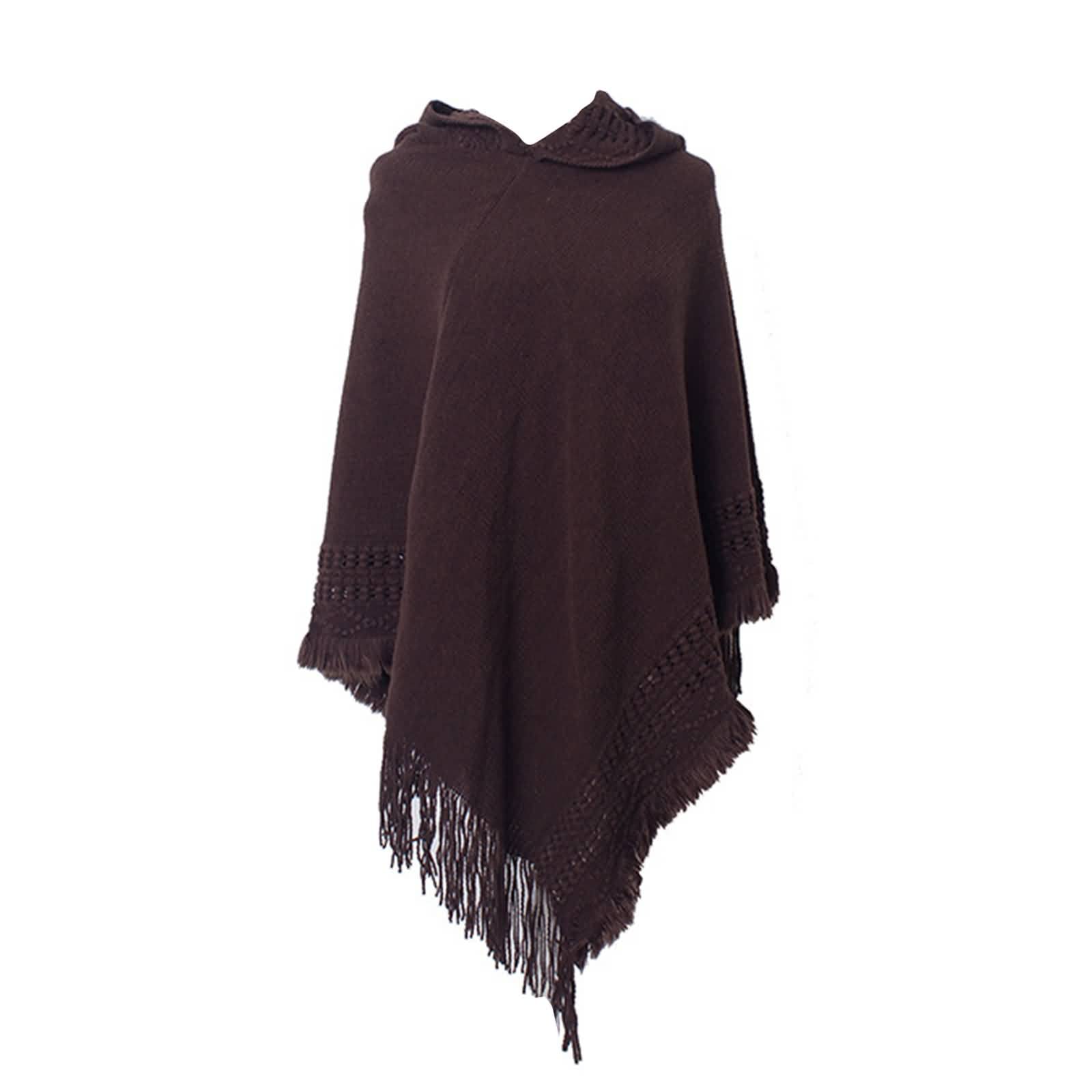 Bufanda de invierno para mujer, sensación de cachemira, bufanda de invierno suave, acrílico con capucha, accesorios de ropa cálida, regalo, Estilo 4