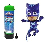 bombola gas elio da 2,2 litri Zeus Party BOMBOLA Gas Elio da 2,2 Litri + Palloncino Sagomato Catboy dei PJ Mask Super PIGIAMINI